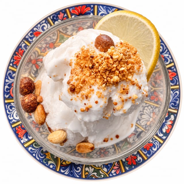 Coconut Ice Cream.