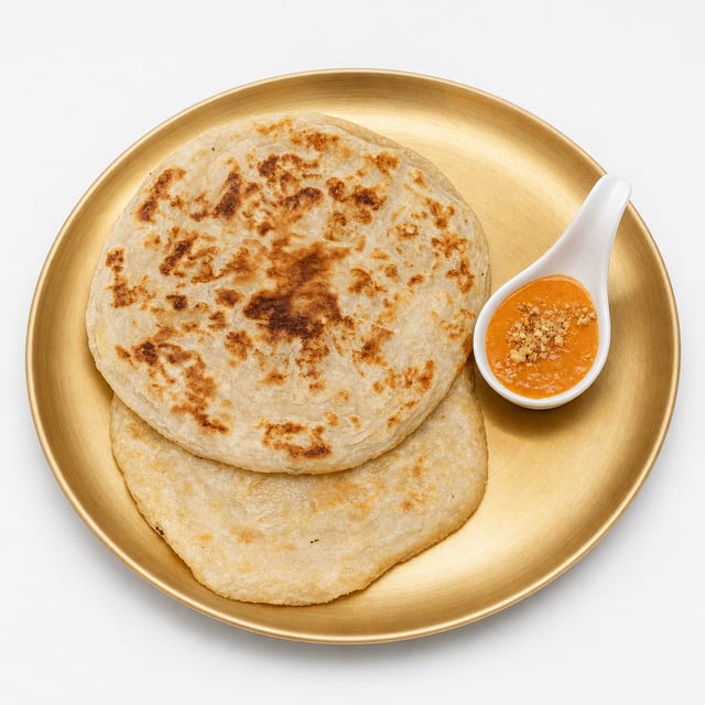 Roti Dipped.