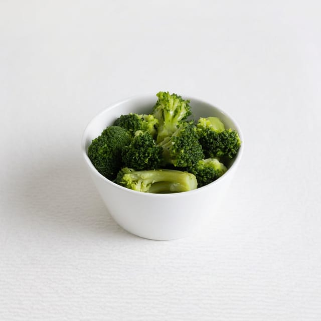 Steamed Broccoli.