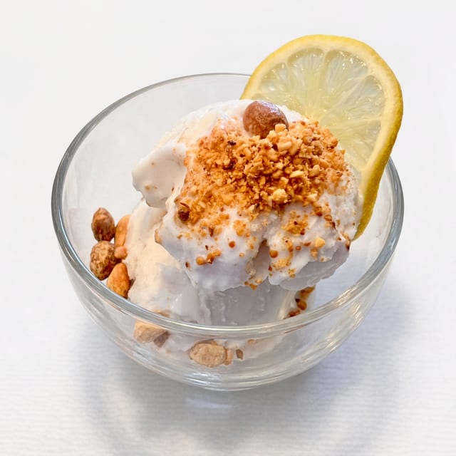 Coconut Ice Cream.