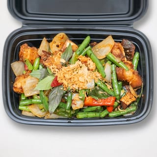 Basil with Crispy Pork